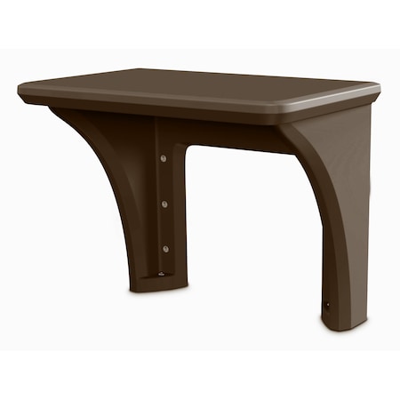 Endurance Wall Mounted Desk 2.0, Brown MPN:7605BN