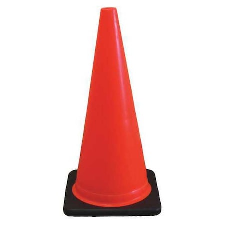 TRAFFIC CONE RED/ORANGE W/BLACK BASE 2 MPN:03-500-18