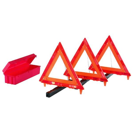 Roadside Emergency Kit, Includes 3 Warning Triangles and Storage Box MPN:95-03-009
