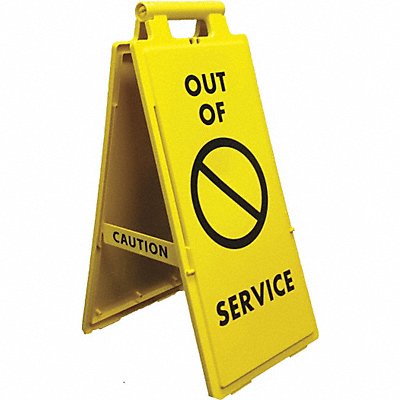 Safety Flr Sign Out Of Service 2 x4 MPN:03-600-41