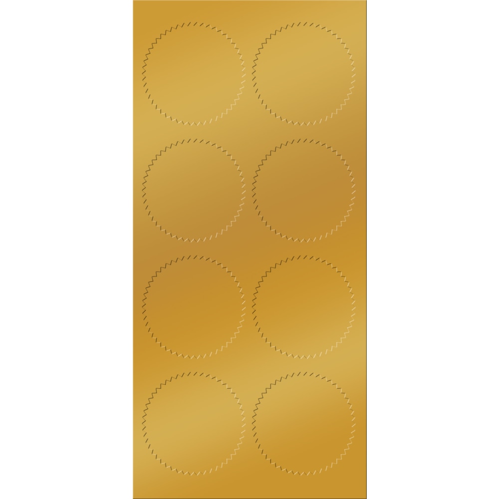 Great Papers! Foil Certificate Seals, 1 3/4in, Gold, Pack Of 50 MPN:901200