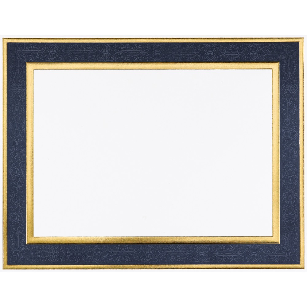 Great Papers! Foil And Embossed Framed Certificate, 8 1/2in x 11in, Navy, Pack Of 15 MPN:20103773