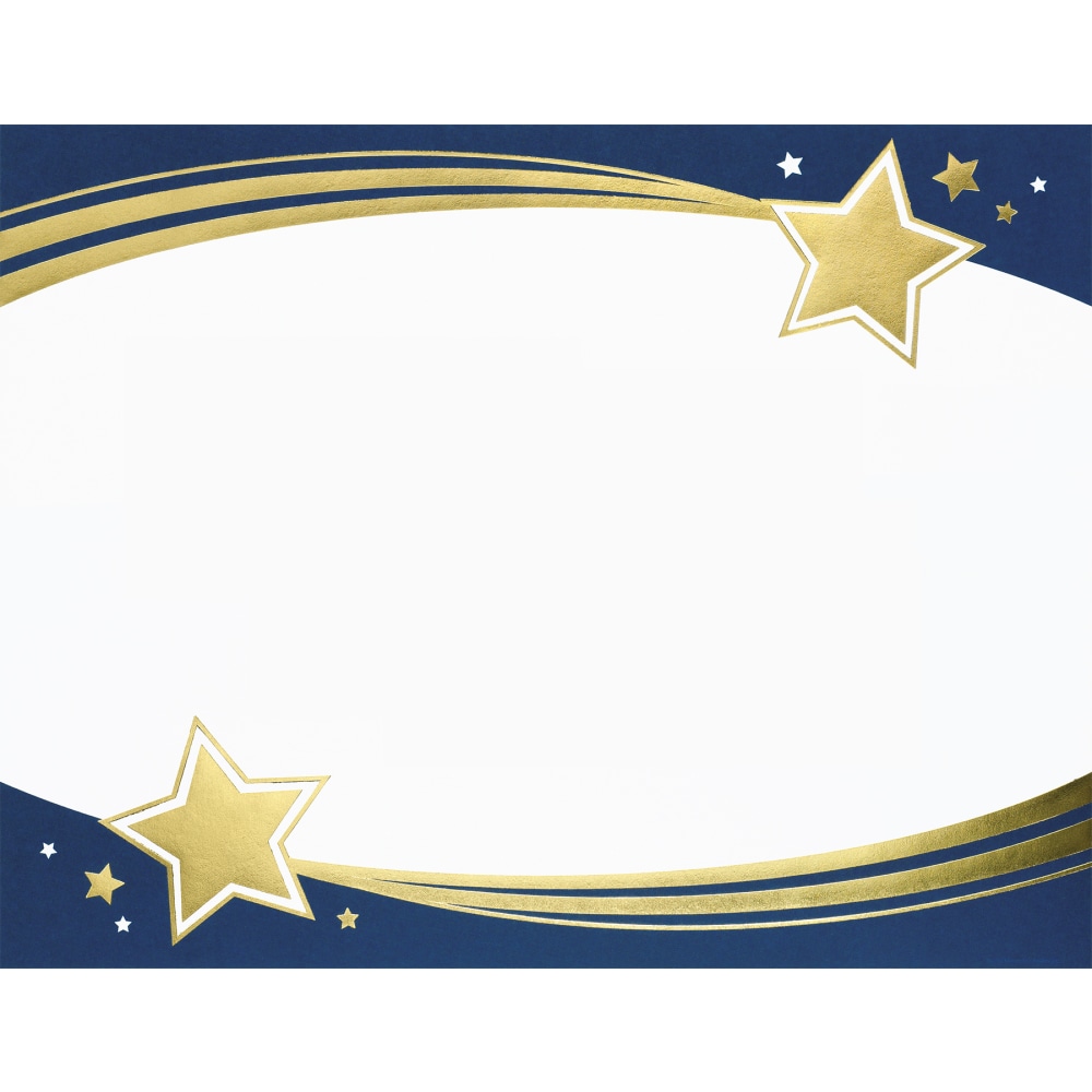 Great Papers! Foil Certificate, 8 1/2in x 11in, Shooting Stars, Pack Of 15 MPN:20103777