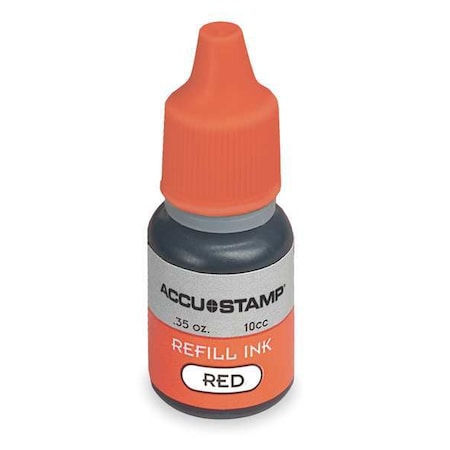 Pre-Inked Stamps, Red, 0.35 oz. MPN:038791