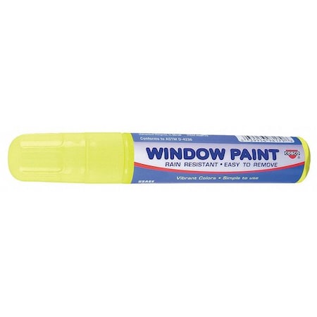 Paint Marker, Extra Large Tip, Yellow Color Family, Paint MPN:038871