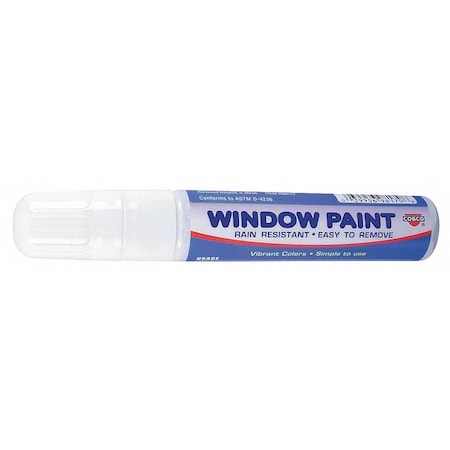 Paint Marker, Extra Large Tip, White Color Family, Paint MPN:038873