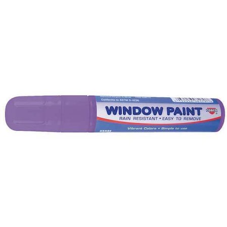 Paint Marker, Extra Large Tip, Purple Color Family, Paint MPN:038874