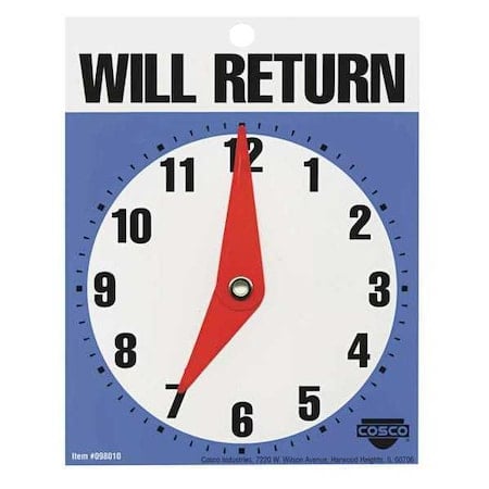 Will Return Later, 5
