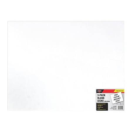 Sign, Blank, 15x19