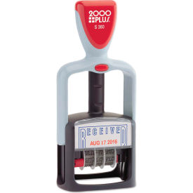 2000 PLUS® Two-Color Word Dater 1 3/4 x 1