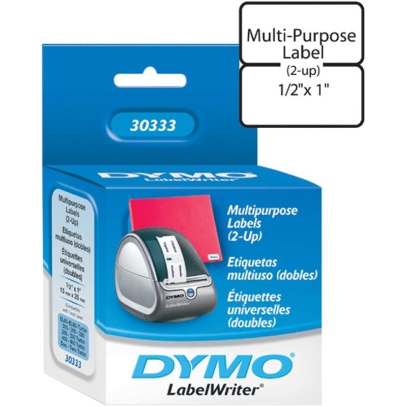 DYMO LW Multi-Purpose Labels, 2234024, 1/2in x 1in MPN:30333