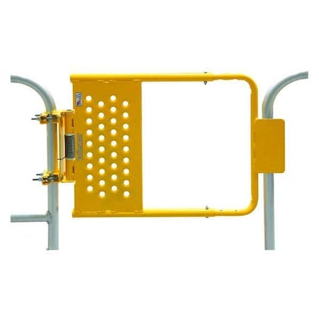 Single-Door Metal Safety Gate, Steel, For 24 in to 40 in Opening Wd, 21 1/2 in H MPN:SG2440ZC2P1S