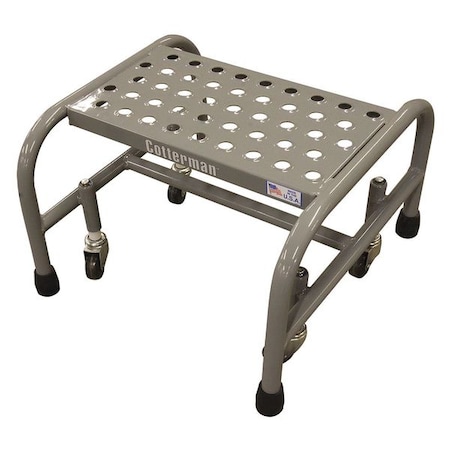 12 in H Steel, Rolling Platform, 1 Steps, 450 lb Load Capacity MPN:1001N1818A6E10B3C1P1