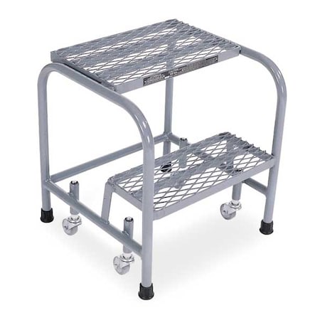 20 in H Stainless Steel Rolling Step, 2 Steps, 450 lb Load Capacity MPN:1002N1818A1E10B3SSP1