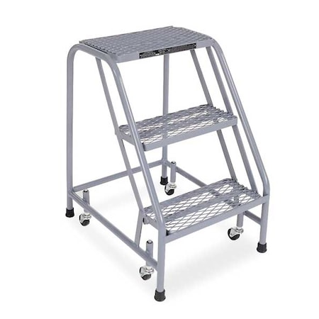 30 in H Stainless Steel Rolling Step, 3 Steps, 450 lb Load Capacity MPN:1003N1820A1E10B3SSP1