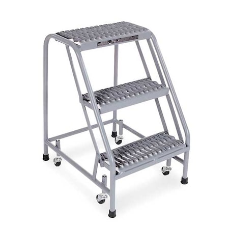 30 in H Steel Rolling Step, 3 Steps, 450 lb Load Capacity MPN:1003N1820A3E10B3C1P1