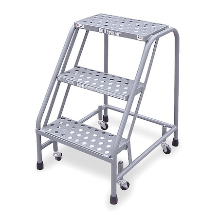 30 in H Steel Rolling Step, 3 Steps, 450 lb Load Capacity MPN:1003N1820A6E10B3C1P1