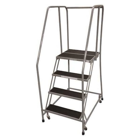 70 in H Steel Rolling Ladder, 4 Steps, 450 lb Load Capacity MPN:1004R2630A2E20B3C1P6