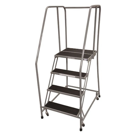 70 in H Steel Rolling Ladder, 4 Steps, 450 lb Load Capacity MPN:1004R2630A2E30B3C1P6