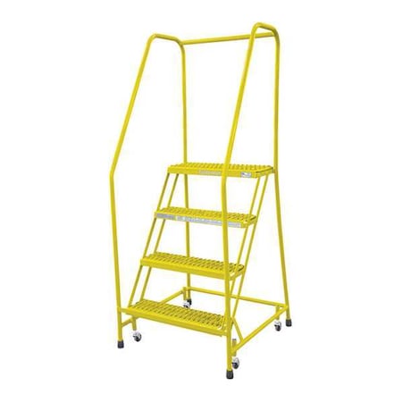 70 in H Steel Rolling Ladder, 4 Steps, 450 lb Load Capacity MPN:1004R2630A3E10B3C2P6