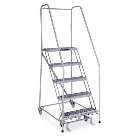 70 in H Steel Rolling Ladder, 4 Steps, 450 lb Load Capacity MPN:1004R2630A3E10B4C1P6