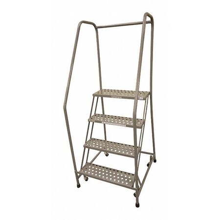 70 in H Steel Rolling Ladder, 4 Steps, 450 lb Load Capacity MPN:1004R3232A3E20B4C1P6