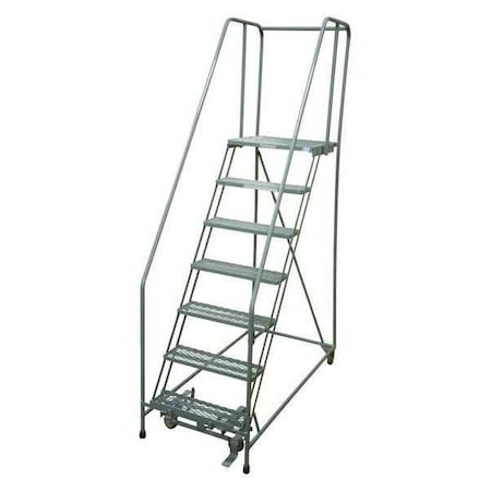 100 in H Steel Rolling Ladder, 7 Steps, 450 lb Load Capacity MPN:1007R2630A3E30B4C1P6