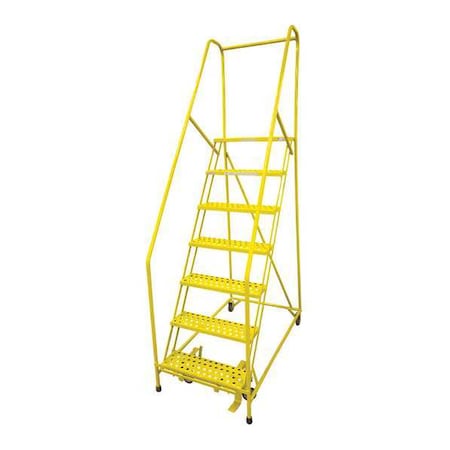 100 in H Steel Rolling Ladder, 7 Steps, 450 lb Load Capacity MPN:1007R2630A6E10B4C2P6