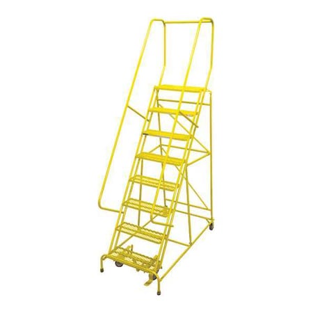 110 in H Steel Rolling Ladder, 8 Steps, 450 lb Load Capacity MPN:1008R2632A3E10B4C2P6