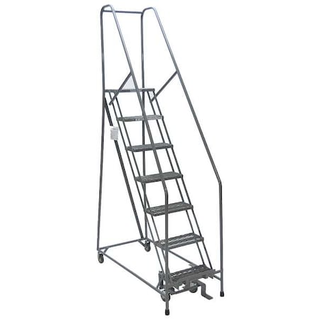 120 in H Steel Rolling Ladder, 9 Steps, 450 lb Load Capacity MPN:1009R1824A2E10B4C1P6