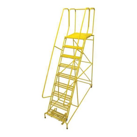 120 in H Steel Rolling Ladder, 9 Steps, 450 lb Load Capacity MPN:1009R2632A1E30B4C2P6
