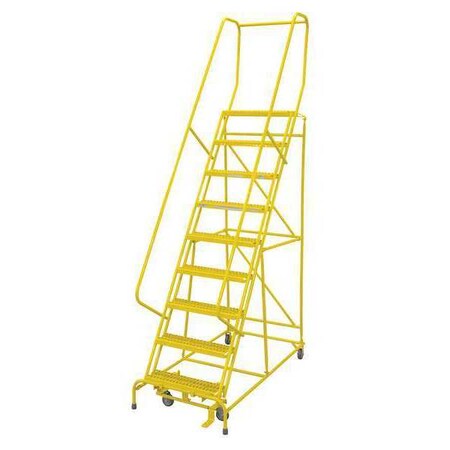 120 in H Steel Rolling Ladder, 9 Steps, 450 lb Load Capacity MPN:1009R2632A3E10B4C2P6