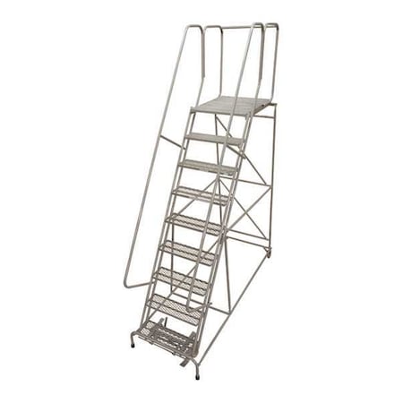 120 in H Steel Rolling Ladder, 9 Steps, 450 lb Load Capacity MPN:1009R3232A3E30B4C1P6