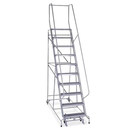 130 in H Steel Rolling Ladder, 10 Steps, 450 lb Load Capacity MPN:1010R2632A3E10B4C1P6