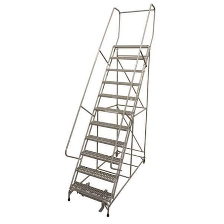 140 in H Steel Rolling Ladder, 11 Steps, 450 lb Load Capacity MPN:1011R2632A3E10B4C1P6