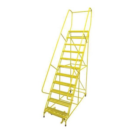 140 in H Steel Rolling Ladder, 11 Steps, 450 lb Load Capacity MPN:1011R2632A3E10B4C2P6