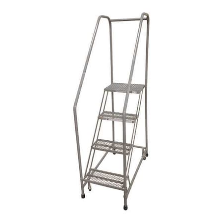 70 in H Steel Rolling Ladder, 4 Steps, 450 lb Load Capacity MPN:1204R3232A3E12B3C1P6