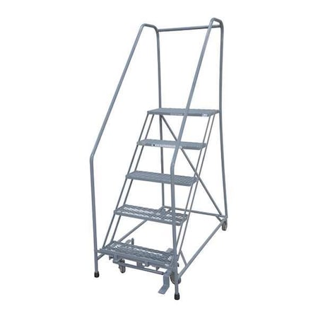 80 in H Steel Rolling Ladder, 5 Steps, 450 lb Load Capacity MPN:1205R3232A3E12B4C1P6