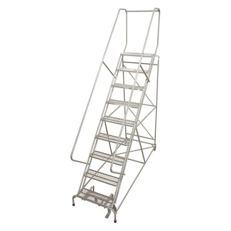 120 in H Steel Rolling Ladder, 9 Steps, 450 lb Load Capacity MPN:1209R2632A2E24B4C1P6