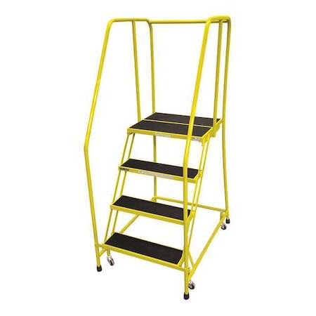 70 in H Steel Rolling Ladder, 4 Steps, 450 lb Load Capacity MPN:1504R2630A2E10B3C2P6