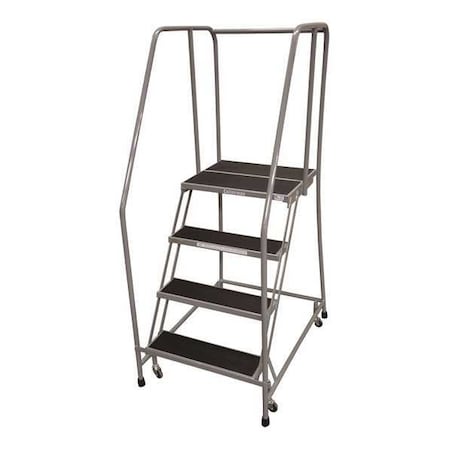 70 in H Steel Rolling Ladder, 4 Steps, 450 lb Load Capacity MPN:1504R2630A2E10B3W5C1P6