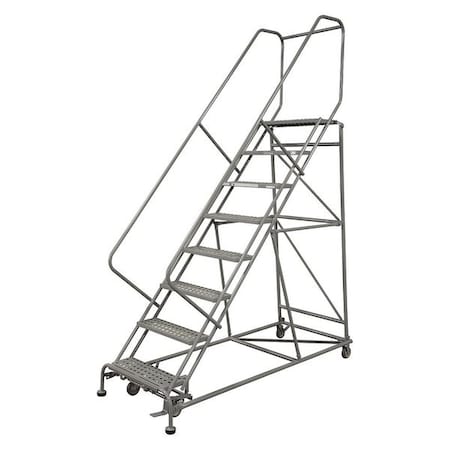 150 in H Steel Rolling Ladder, 12 Steps, 800 lb Load Capacity MPN:2612R2632A6E12B4AC1P3