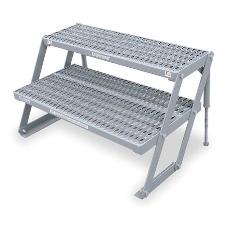 Work Platform, 13 in to 21 in H, 24 in W, 24 in D, Steel, 800 lb Load Capacity MPN:2AWP2412A3 A13-21 C1 P6
