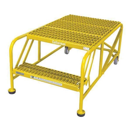 Work Platform, 2 Step, Steel, 20In. H. MPN:2WP3648A3B8AC2P6
