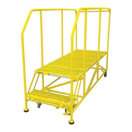 Work Platform, 2 Step, Steel, 50In. H. MPN:2WP3660RA3B4B8AC2P6