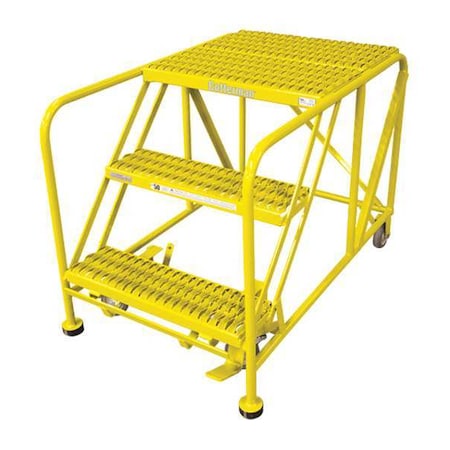 Work Platform, 3 Step, Steel, 30In. H. MPN:3WP2424A3B8AC2P6