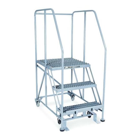 Rolling Work Platform, Single Side, Steel 30 In H MPN:3WP2436RA3B4B8AC1P6