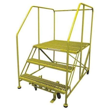 Work Platform, 3 Step, Steel, 60In. H. MPN:3WP3636RA3B4B8AC2P6