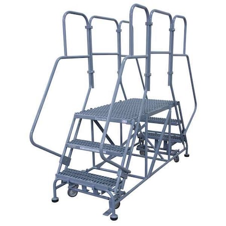 Work Platform, Dual Access, Steel, 40 In H MPN:4DWP3672RA3B4CC1P6