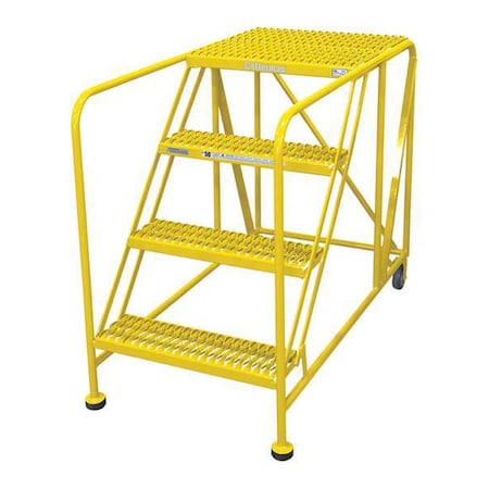 Work Platform, 4 Step, Steel, 40In. H. MPN:4WP2424A3B8AC2P6